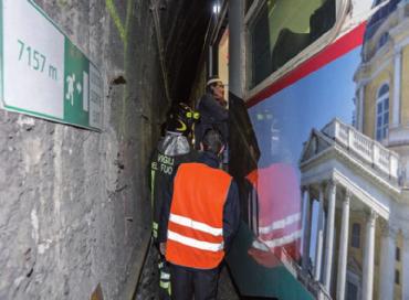 Osservatorio asse ferroviario Torino-Lione Quaderno 10 Esercitazione di protezione civile nel Tunnel del Frejus 2017.