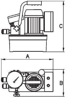 POMPE E ACCESSORI CONFRONTO MODELLI DI POMPE TORC Dynamic 115v/230v Dimensioni: Metrica Imperiale 370 mm 235 mm 365 mm A (L): 14.