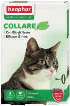 anzichè al kg 7,67 BEAPHAR COLLARE PROTEZIONE NATURALE OLIO DI NEEM per gatti (con oltre 3 mesi di vita) con