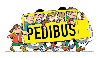 SERVIZIO PEDIBUS (servizio non comunale e gestito da genitori/volontari) Il Pedibus è letteralmente uno Scuola-BUS composto da un gruppo di studenti che va e torna da scuola a piedi accompagnato da