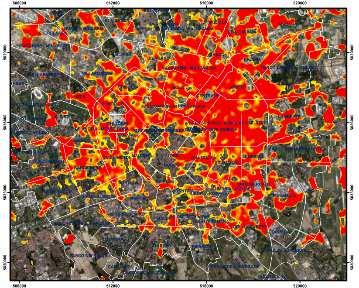 Conclusioni L analisi delle immagini satellitari consente di estendere la misura di temperatura a tutto il territorio urbano e contribuire al monitoraggio giornaliero L analisi dei dati satellitari