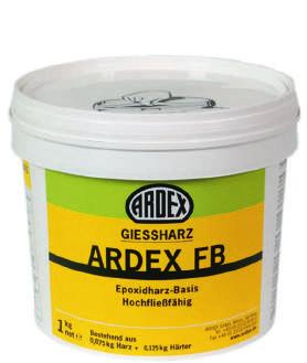 MANO DI FONDO 67 ARDEX FB ² Resina fluida A base di resine epossidiche. Per una forte sigillatura di crepe su massetti e altri sottofondi.