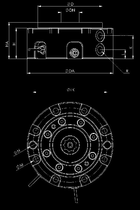 Modulo di bloccaggio Nr. 6106L Modulo di bloccaggio con controllo a sensori per la chiusura e presenza nipplo di serraggio Apertura pneumatica. Pressione di esercizio dell apertura: min. 8 bar - max.