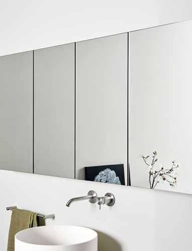 Contenitiva Girevole Turning mirrored cabinet Specchiera in pensata per i piccoli spazi, ruota