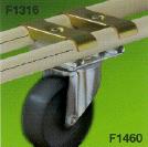 Accessori F1316 - supporto per ruote con attacco a piastra