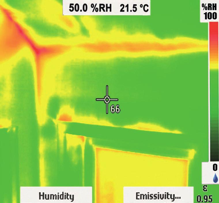 Così viene visualizzata in modo preciso la temperatura del punto su cui è puntato il laser.