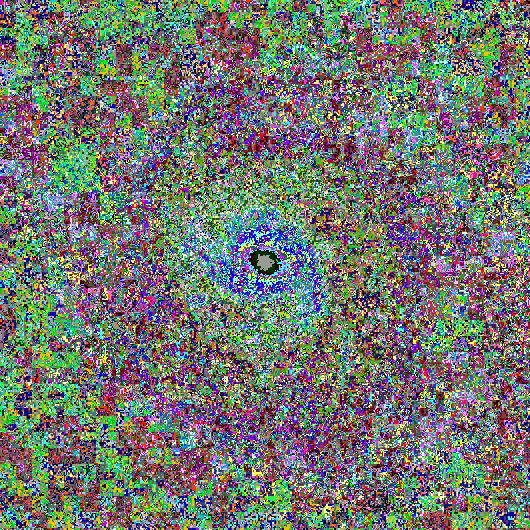 M101 Immagine astronomica monocromatica di una Galassia a spirale SOM (Single Stage) SOM + K-Means (k = 6)