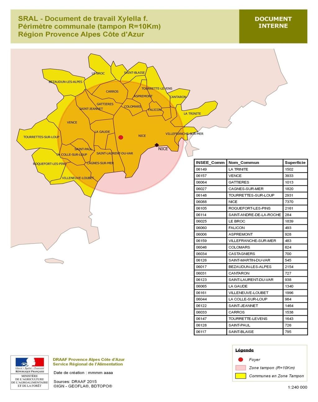 12 ottobre 2015 Ritrovamento a Nizza di piante