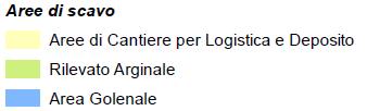 di analisi (set analitico del SIN) Tratto di 250 m realizzato nell ambito del POB Il Piano di Utilizzo delle TRS che soddisfano la