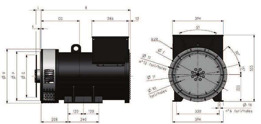 D monosupporto (SAE) single bearing (SAE) giunto a dischi flangia SAE-flange SAE fori G I1 L disk joint 2 3 holes R1 8 263,5 244,5 62 6 11 10 314,3 295,3 53,8 8 11 11,5 352,4 333,4 39,6 8 11 P 447,7