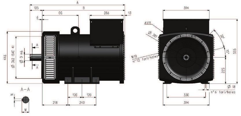 225 LS 377 803 350 SK 225 LM 393 803 388 bisupporto (IM B34) double bearing (IM B34) model CG A B M N mass [mm] [mm] [mm] [mm] [mm] [mm] [kg] SK 225 SM 270 673 568 55 59 16 231 SK 225 MS 312 808 703