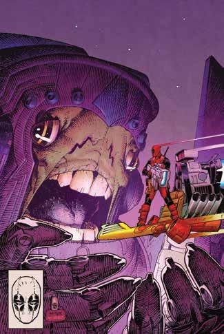 Euro 3,50 Contiene: Spider-Man/Deadpool #30/31 DEADPOOL 4 Deadpool il Mercenario Chiacchierone contro Groffon il celestiale Rigurgitatore!