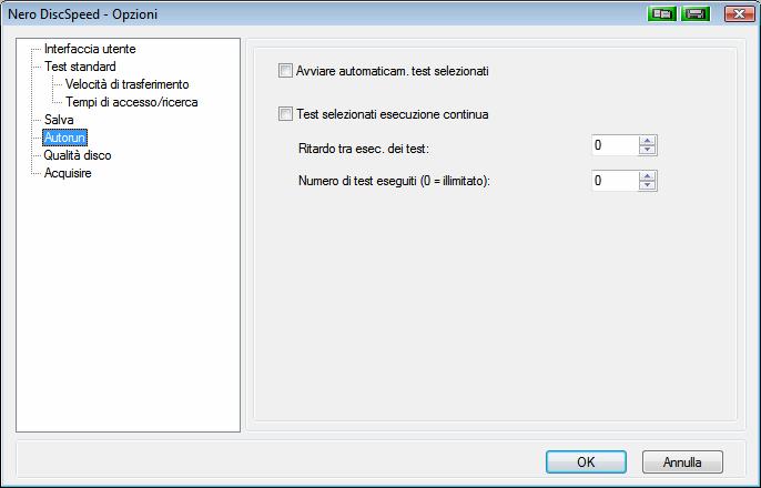 Finestra Nero DiscSpeed - Opzioni Casella di testo Consente di creare i nomi di file in base ai parametri definiti dall'utente. È possibile compilare i parametri in qualsiasi ordine.