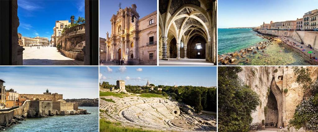 SIRACUSA Ma la parte storicamente e architettonicamente più interessante si trova appena fuori dal centro.