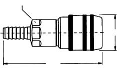 TTCCHI FEMMIN CON VLVOL per tubo flessibile per tubo Ø [mm] dimensioni [mm] serie 2000 cn 0699 100 106 6 63,2 8