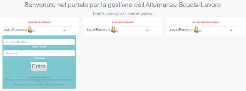 Accesso al portale ASL Accedi al portale dal seguente link: http://www.portalealternanza.com/2017/bgis00800g/logout.