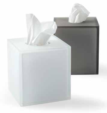 interfolded 2-ply paper tissues in neutral box LB996 - set 75 interfolded 2-ply paper tissues LB98507 - cubic 5,12" x 5,12" x 5,31" h for LB98701N LB99603 - set of 100