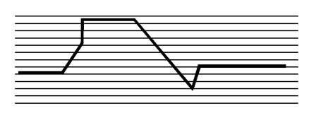 Teoria musicale - 53 SIMBOLI NON CONVENZIONALI DELLA MUSICA CONTEMPORANEA TEMPO INDICAZIONE DI RITMO IN RELAZIONE CON LO SPAZIO È abbastanza comune tra gli autori indicare l impulso ritmico in