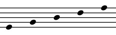 Teoria musicale - 6 ALTEZZA DELLE NOTE Su questa griglia vengono collocate le note (suoni) e le pause (silenzi).