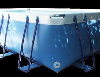 PISCINE AUTOPORTANTI BLUE STAR LUXE 125-140 Piscine fuori terra con struttura portante in acciaio galvanizzato con rinforzo. Complete di sistema di filtrazione e pulizia.