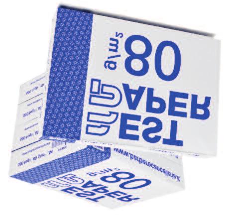 WHITE COPY PAPER Risma 500 fogli Formato A4 (210 mm x 297 mm) Ordine minimo: 5 risme