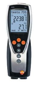 Dati tecnici testo 735-1 testo 735-1, strumento di della temperatura a 3 ingressi tipo T/C K/T/J/S/Pt100, con allarme acustico, connessione a max.