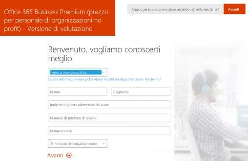 Se si ha un account entrare con il proprio ID Microsoft.