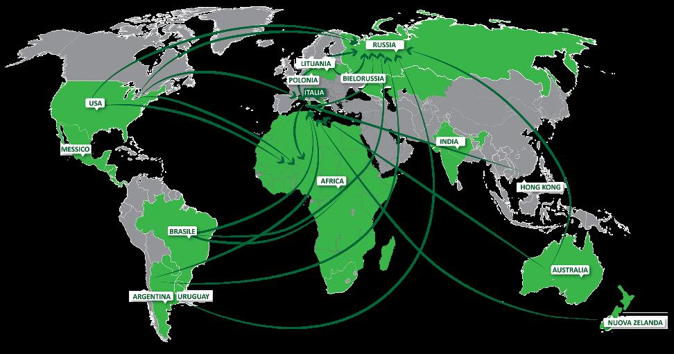 10 I FLUSSI GLOBALI INALCA INALCA commercializza