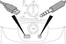 Audio e Telematica Mirror Screen - Connessioni iphone Utilizzare le prese USB e JACK Per ragioni di sicurezza e poiché necessita di un'attenzione particolare da parte del guidatore, l'utilizzo dello