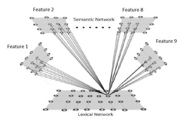 lemma), che è associata con una rappresentazione di un oggetto individuale. Le sinapsi tra la rete semantica e la rete lessicale realizzano una memoria etero-associativa.