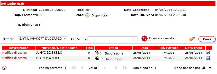 In questo caso l xml coincide con una porzione dell xml contenuto nella distinta, la fattura, e quindi in particolare è