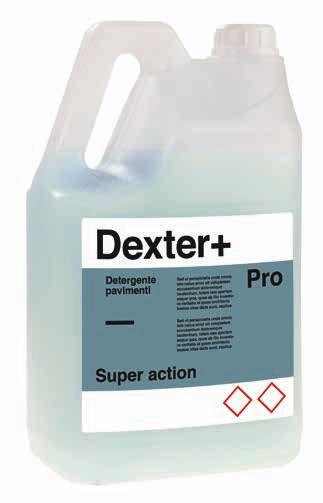 Dexter Super Action DESCRIZIONE: Detergente universale energico a reazione alcalina, grazie al mirato bilanciamento delle sue