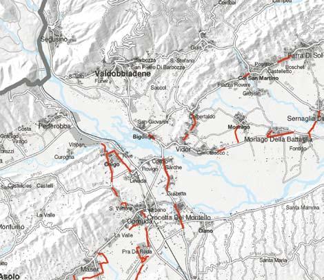 2.0 Confronto domanda e offerta di mobilità Comuni di Valdobbiadene, Vidor e Pederobba 2.6 nei 7 Comuni scelti della Provincia di Treviso Spostamenti originati da Pederobba Comune N.