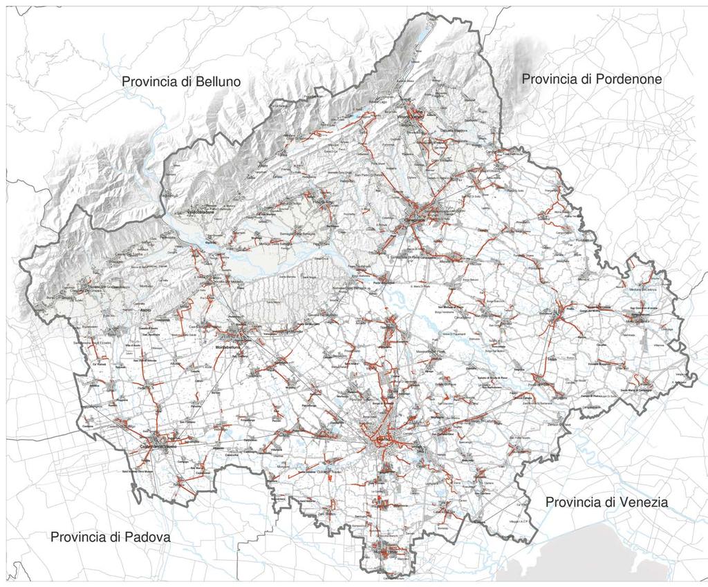 Cartografia provinciale della rete