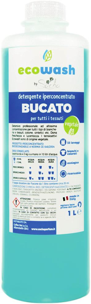 Detersivo innovativo efficace già a basse temperature, sostituisce i detersivi in polvere.