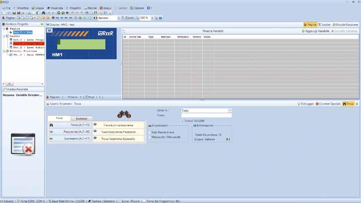 SOFTWARE HSD EDITOR MESSAGGI PER DISPLAY HM1 HSD è un software che permette di programmare e di editare i messaggi da visualizzare sul modulo display HM1.