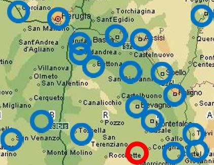 Zonazione sismica in Umbria (1981) La zonazione sismica in Umbria viene aggiornata ancora nel 1981 (D.M. 26/6/1981). (+ BLU) Sono tutte zone di II categoria.