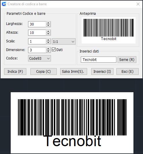Codice a barre e QR GstarCAD gestisce i codici a barre, questi possono infatti essere inseriti nei disegni per realizzare l identificazione e la corrispondenza tra il