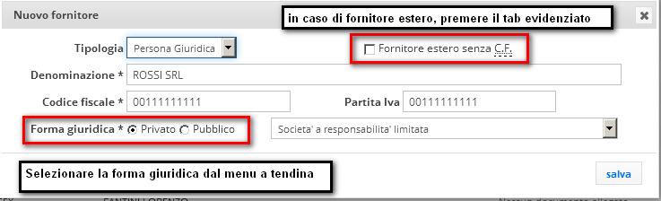 Gestione Fornitore-