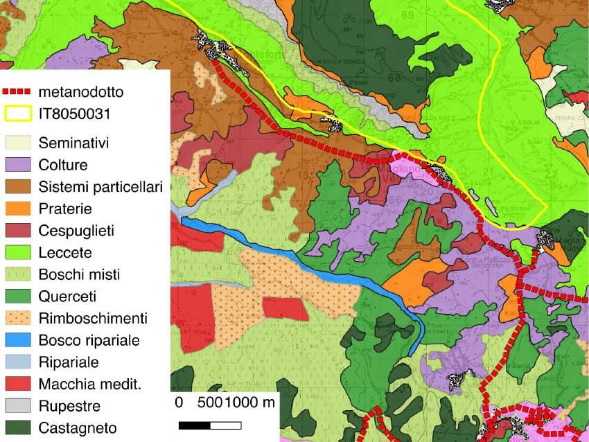 Nel tratto Tra Magliano Nuovo e Magliano Vetere, il