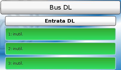 Entrata DL Mediante un'entrata DL vengono acquisiti valori da sensori bus DL. È possibile programmare fino a 32 entrate DL.