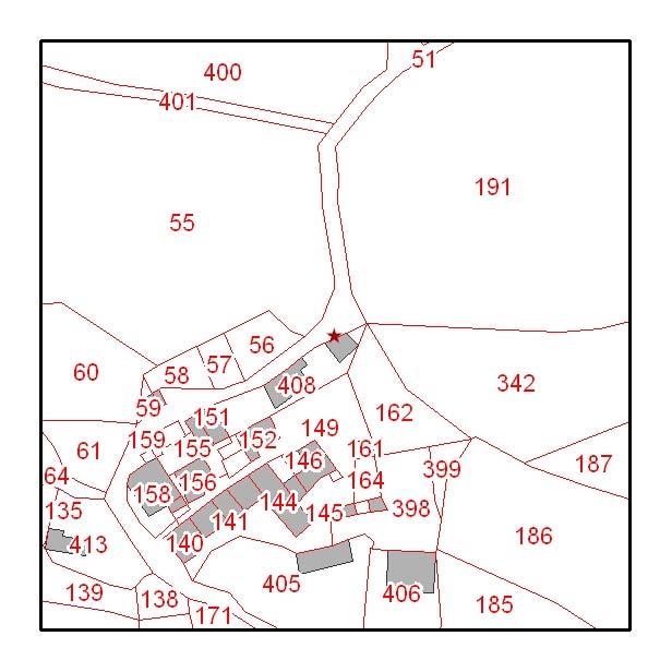 DATI GENERALI Identificativo edificio UR009 Località LARCIANO UTOE 2 Corella Riferimenti catastali Classe mosaico PS Terre di mezzo Schedatura A2 Schedatura anni80 Estratto catastale Proprietà