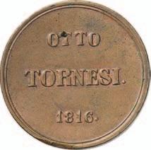 8 Tornesi 1816 - P.R.