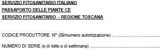 E possibile emettere un passaporto di sostituzione se autorizzato dal Servizio Fitosanitario nel caso in cui la partita iniziale, accompagnata da un passaporto delle piante, venga suddivisa in due o