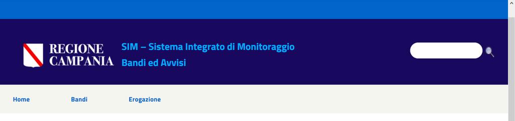 Cliccando sulla voce Erogazione, troverà una maschera con le richieste di erogazione compilabili per ognuna delle quali troverà dettagli descrittivi generali ed allegati.