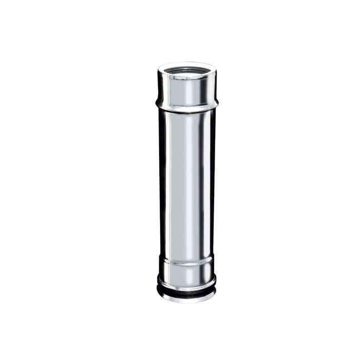 IP01 Elemento lineare da 1 m in polipropilene (PPs) con rivestimento esterno inox Length 1 m double wall 10 mm air insulated in polypropylene (PPs) stainless steel H 940 940 IP02 Elemento lineare da