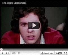 Esperimento di Asch https://www.youtube.com/watch?