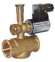 ELETTROVALVOLE PER GAS - GASOLIO - NAFTA - ACQUA - VAPORE SOLENOID VALVES FOR GAS - DIESEL-OIL - NAPHTHA - WATER - STEAM 1 Elettrovalvola per Gas in ottone con riarmo manuale.