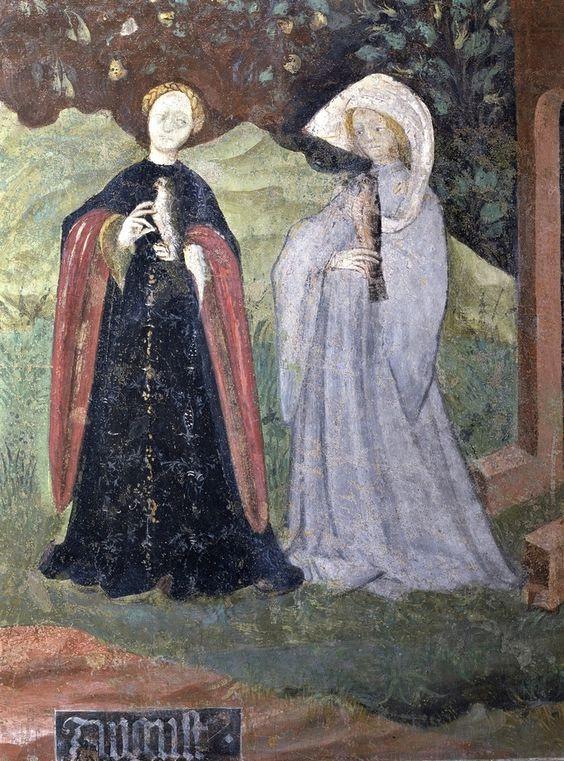 Il modello (44) Donna Caterina di Giacomo stracciaolo della cappella di San Giorgio presentò un sacco di color monachino con maniche a
