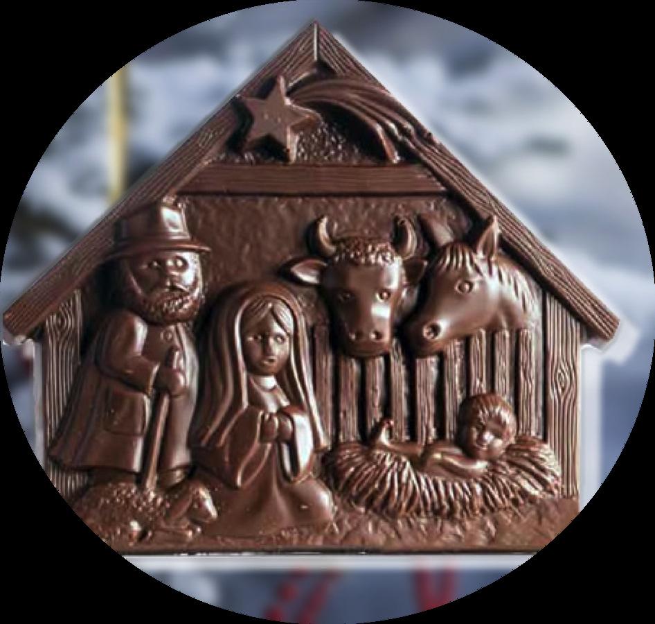 LA CIOCCOLATA Idee originali e golose per i regali aziendali Simpatiche palle di Natale contenenti 100 gr di cioccolatini